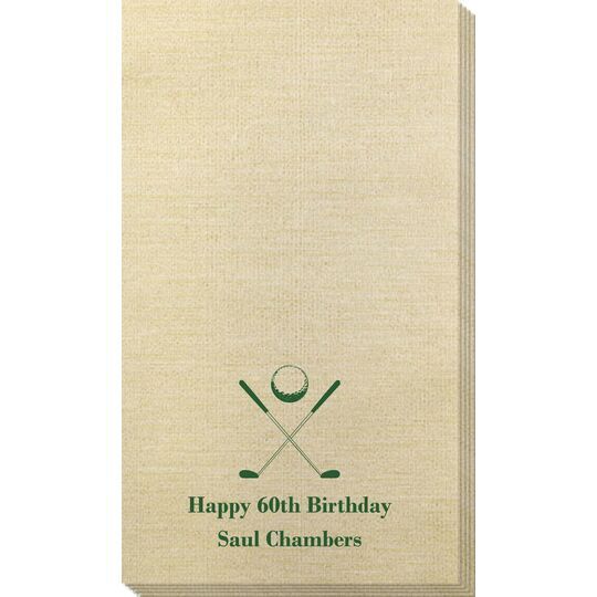 Golf Clubs Bamboo Luxe Guest Towels